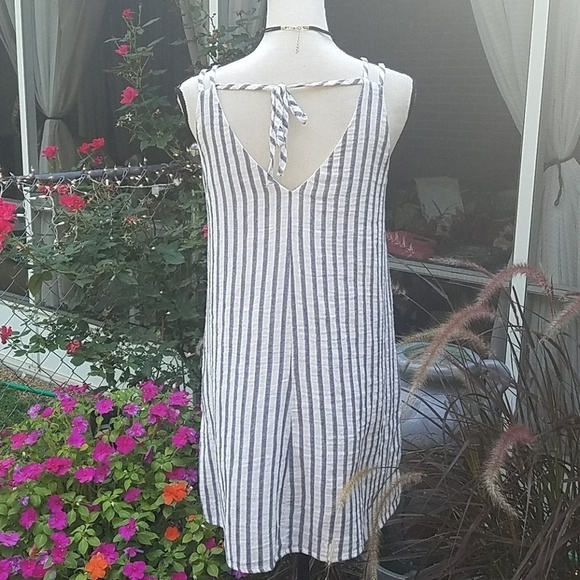 Umgee Striped mini dress size small - Picture 4 of 8
